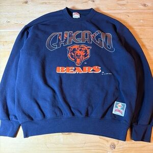 Chicago Bears 1993 Navy Blue Nutmeg Vintage Crewneck Sweater